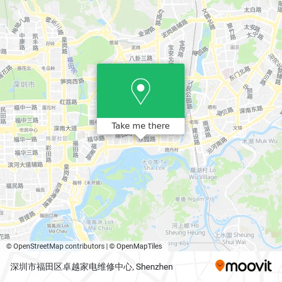 深圳市福田区卓越家电维修中心 map
