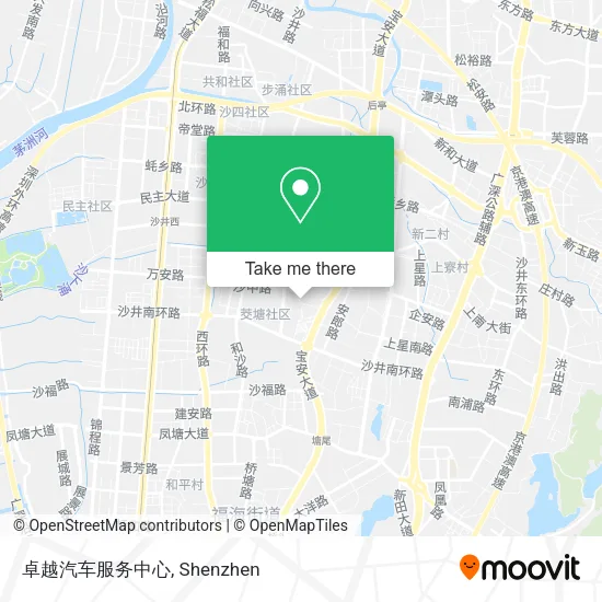 卓越汽车服务中心 map