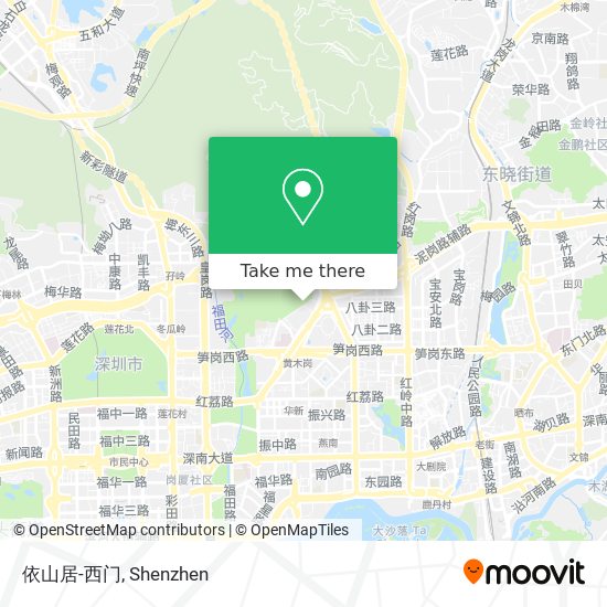 依山居-西门 map