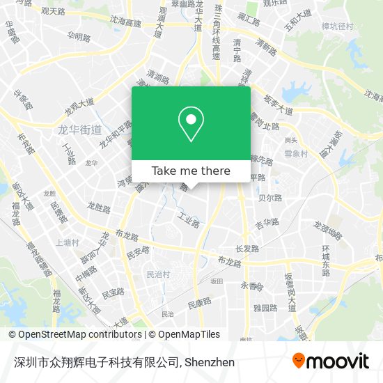 深圳市众翔辉电子科技有限公司 map