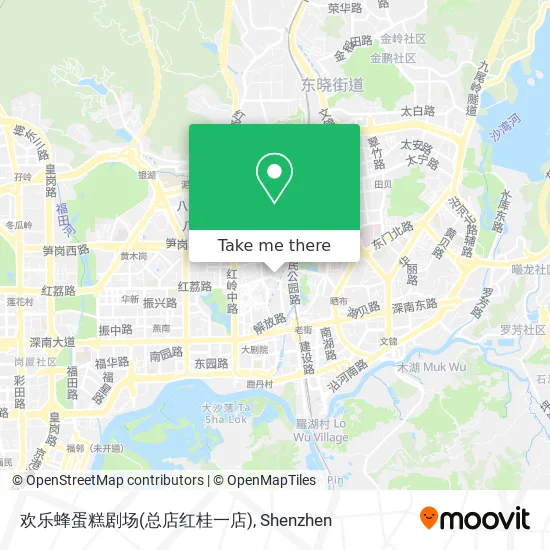 欢乐蜂蛋糕剧场(总店红桂一店) map