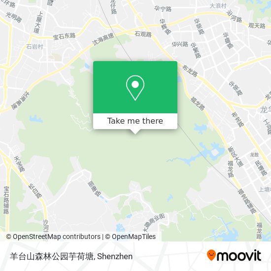羊台山森林公园芋荷塘 map