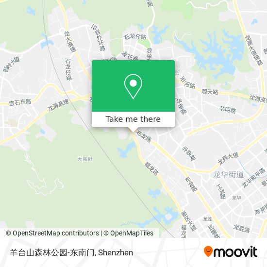 羊台山森林公园-东南门 map