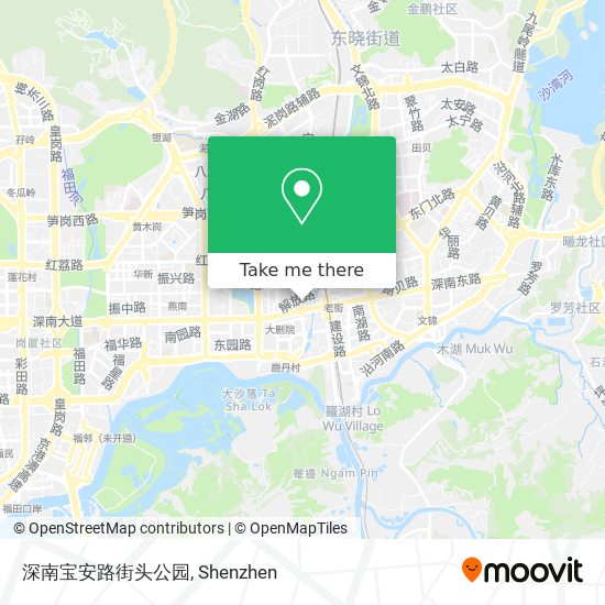 深南宝安路街头公园 map