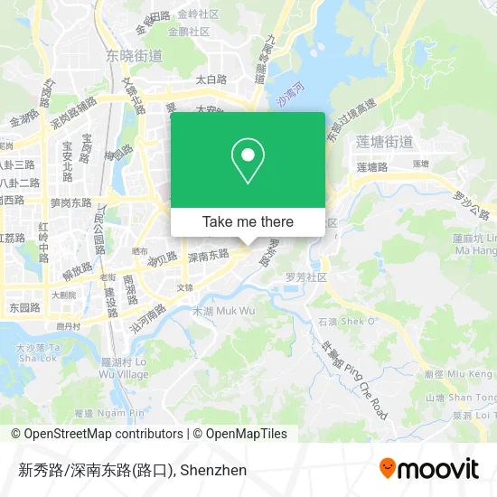 新秀路/深南东路(路口) map