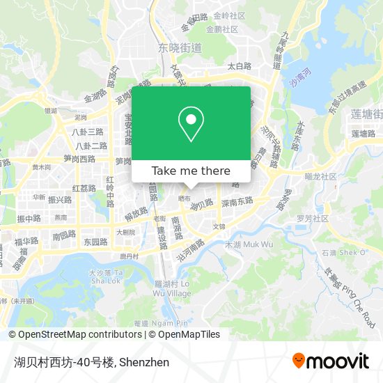 湖贝村西坊-40号楼 map