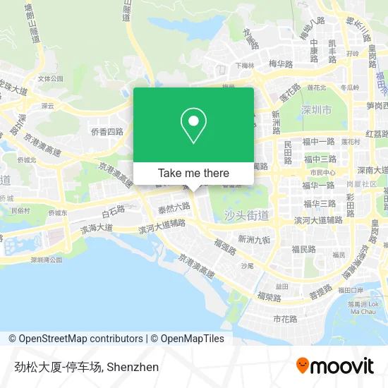 劲松大厦-停车场 map