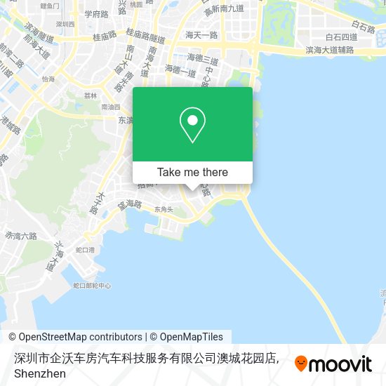 深圳市企沃车房汽车科技服务有限公司澳城花园店 map