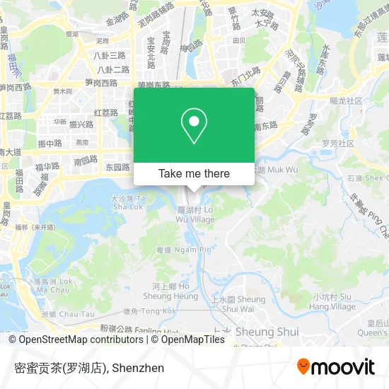 密蜜贡茶(罗湖店) map