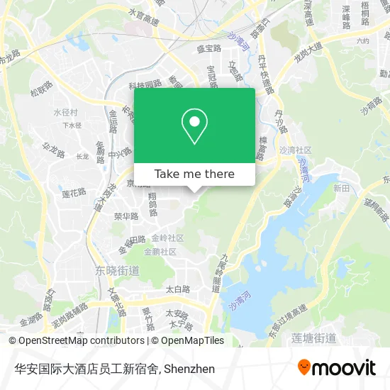 华安国际大酒店员工新宿舍 map