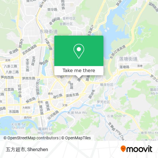 五方超市 map