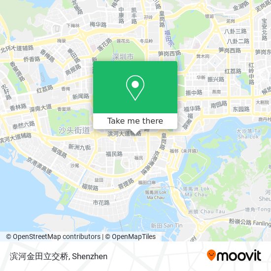滨河金田立交桥 map