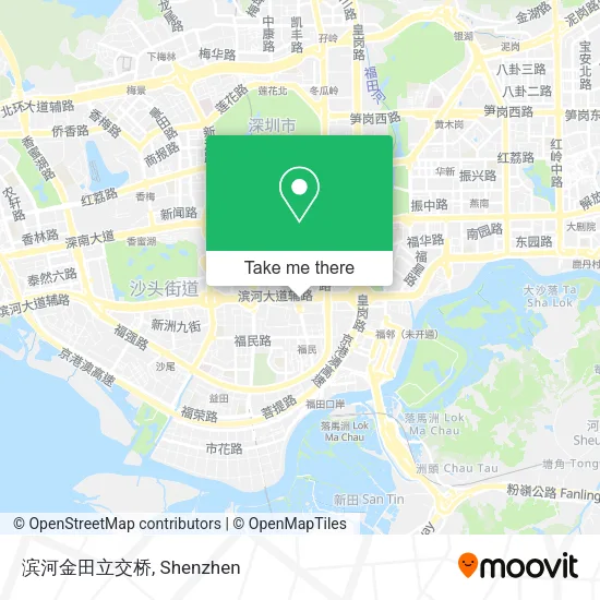 滨河金田立交桥 map