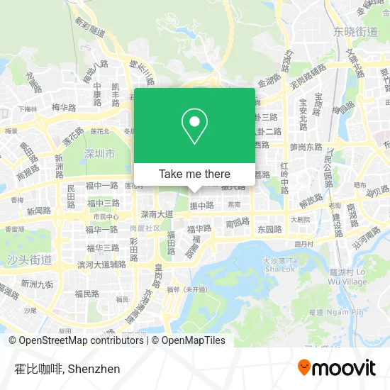 霍比咖啡 map