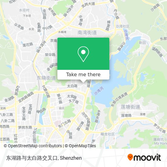 东湖路与太白路交叉口 map