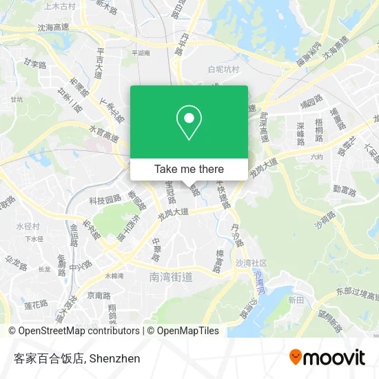 客家百合饭店 map