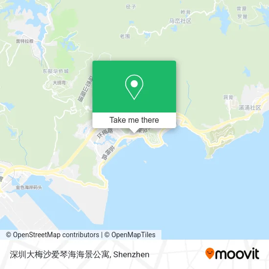 深圳大梅沙爱琴海海景公寓 map