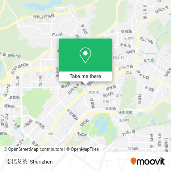 潮福茗茶 map