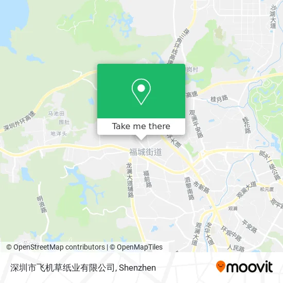 深圳市飞机草纸业有限公司 map