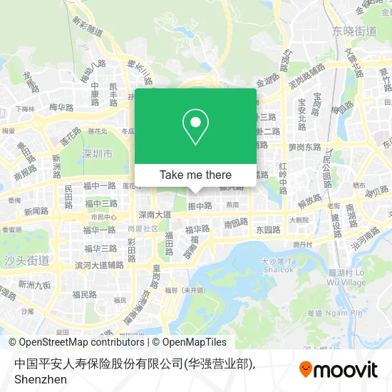 中国平安人寿保险股份有限公司(华强营业部) map