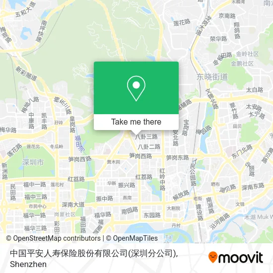 中国平安人寿保险股份有限公司(深圳分公司) map