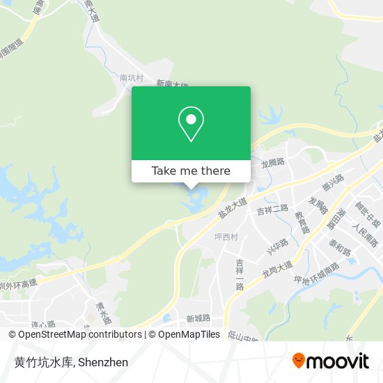 黄竹坑水库 map