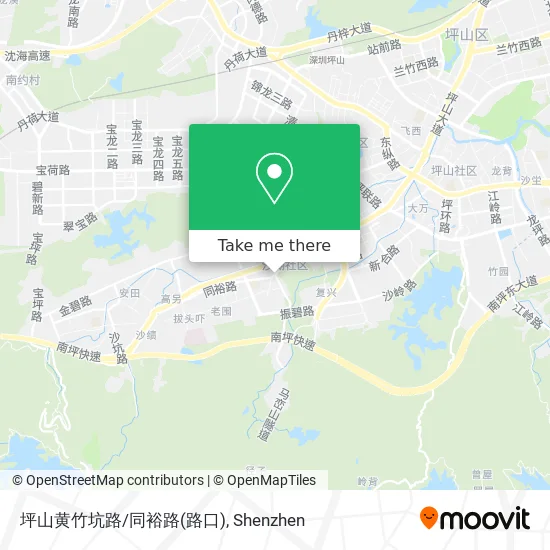 坪山黄竹坑路/同裕路(路口) map
