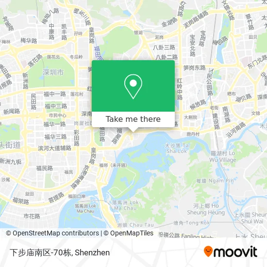 下步庙南区-70栋 map