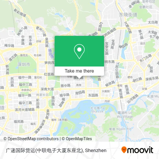 广递国际货运(中联电子大厦东座北) map