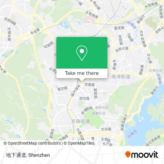 地下通道 map