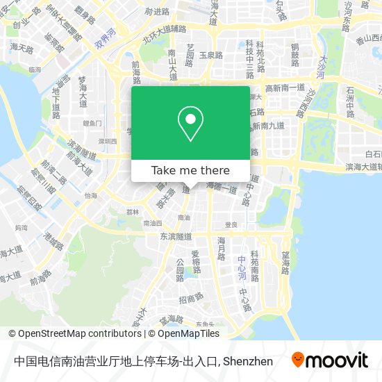 中国电信南油营业厅地上停车场-出入口 map