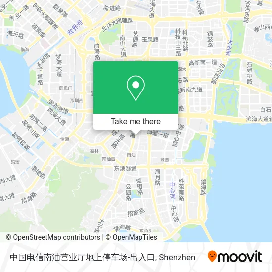 中国电信南油营业厅地上停车场-出入口 map