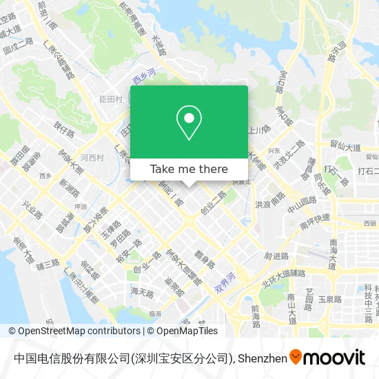 中国电信股份有限公司(深圳宝安区分公司) map