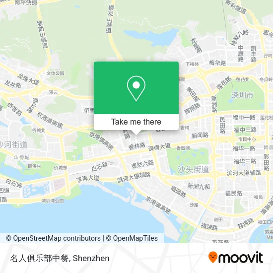 名人俱乐部中餐 map