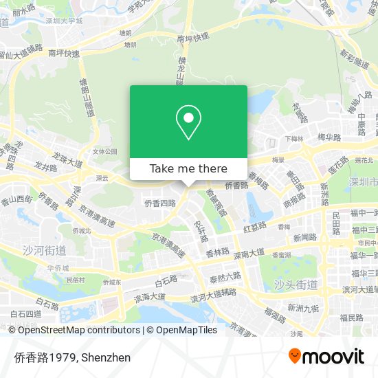 侨香路1979 map