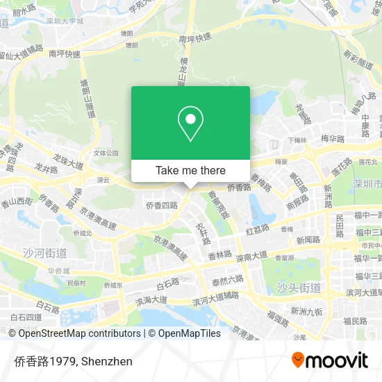 侨香路1979 map