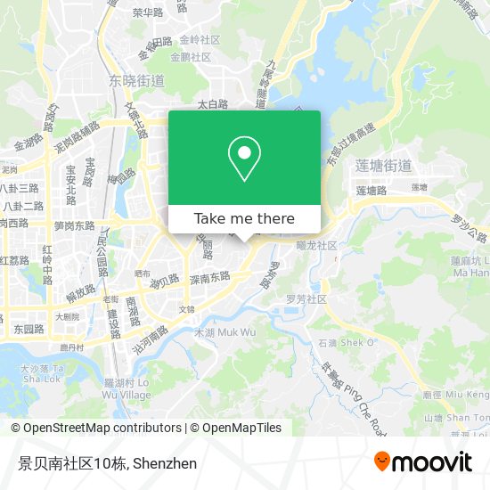 景贝南社区10栋 map