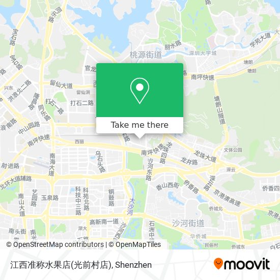 江西准称水果店(光前村店) map