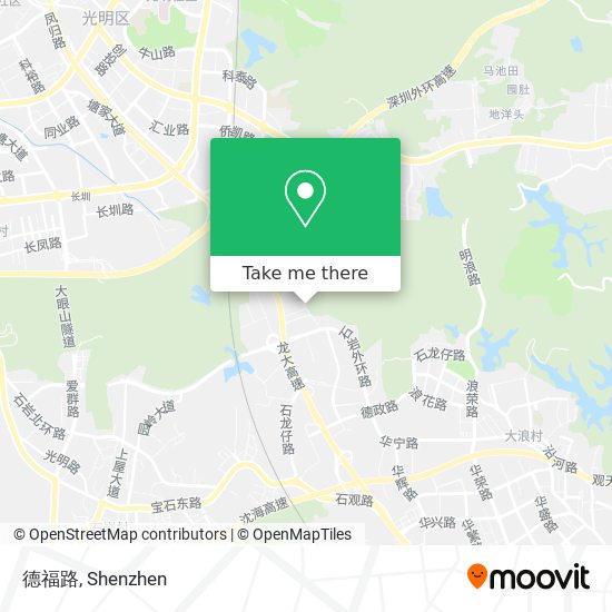 德福路 map