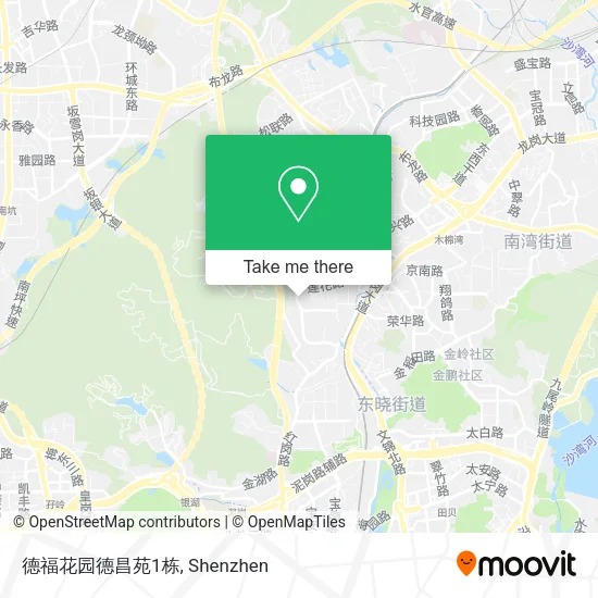 德福花园德昌苑1栋 map