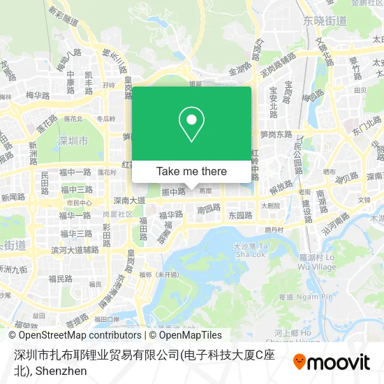 深圳市扎布耶锂业贸易有限公司(电子科技大厦C座北) map
