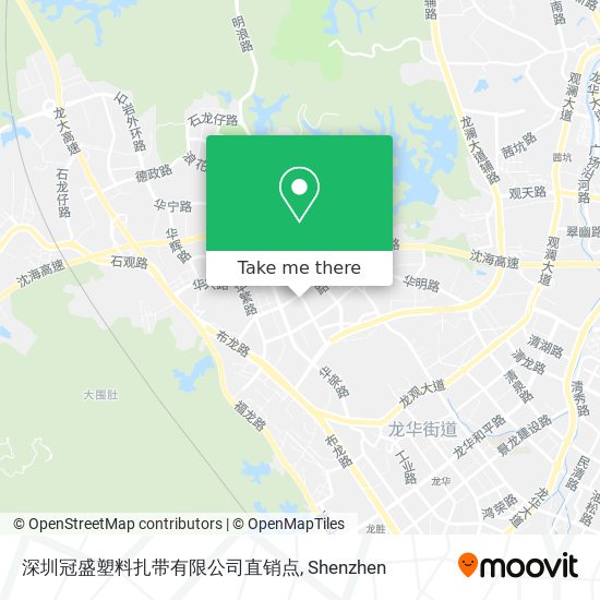 深圳冠盛塑料扎带有限公司直销点 map