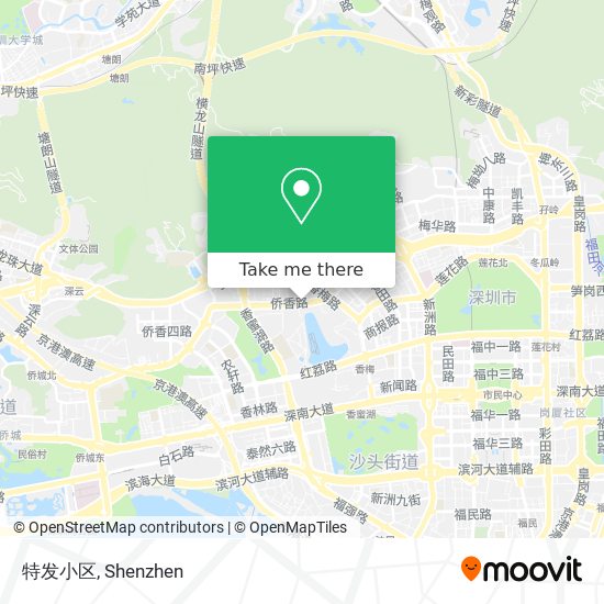 特发小区 map
