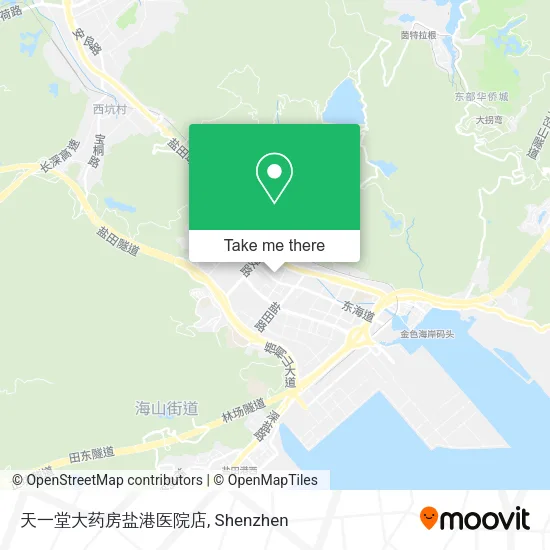 天一堂大药房盐港医院店 map