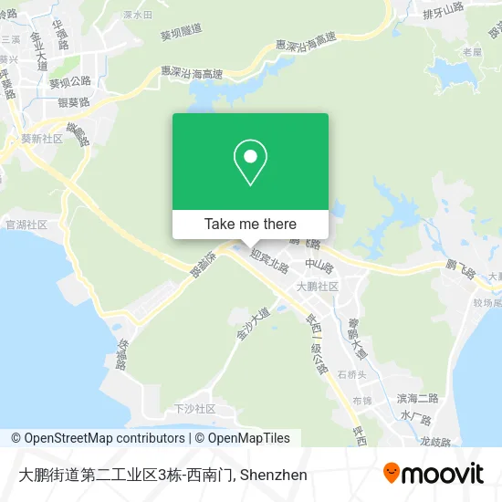 大鹏街道第二工业区3栋-西南门 map
