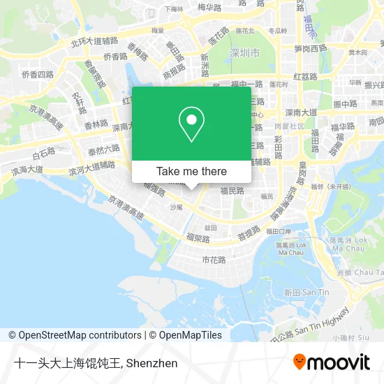 十一头大上海馄饨王 map