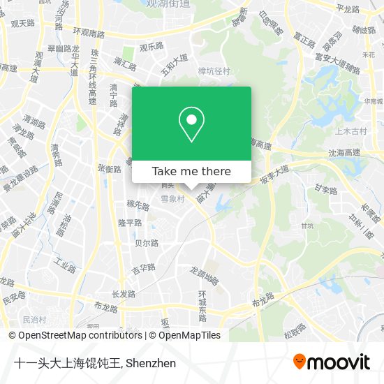 十一头大上海馄饨王 map