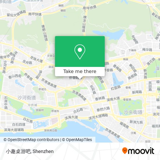 小趣桌游吧 map