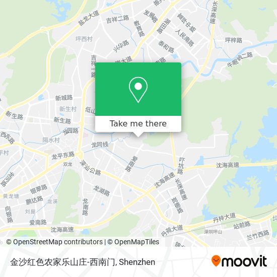 金沙红色农家乐山庄-西南门 map