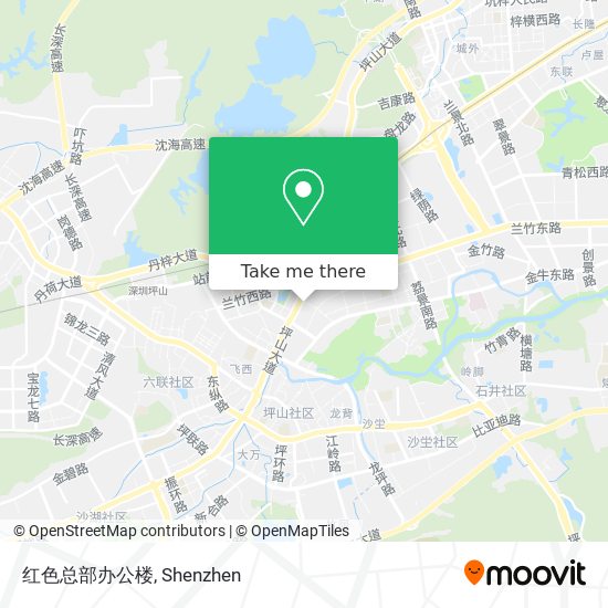 红色总部办公楼 map